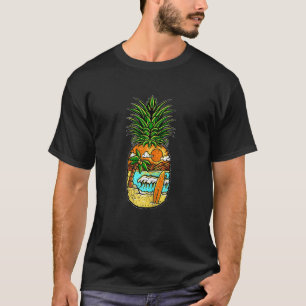 Dames Vrouwen Ananas Strand Grafische Vest Casual T-shirt