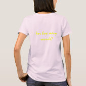 Dames, wat doen we? t-shirt (Achterkant)