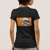 Dames WE T-shirt zwart (Achterkant)