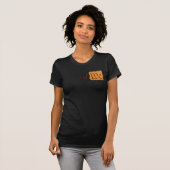 Dames WE T-shirt zwart (Voorkant volledig)