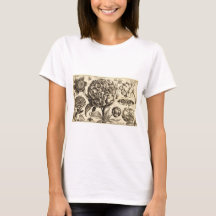 Dames Wenceslas Hollar Peony T-shirt