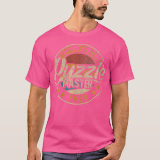 Dames Werelds Beste Puzzelmeester Legpuzzel T-shirt
