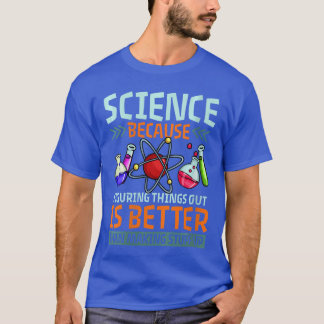 Dames Wetenschap Wetenschapper Leraar Student VNec T-shirt