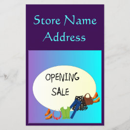 Dames Winkel Openingsverkoop> Flyer