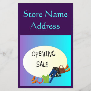 Dames Winkel Openingsverkoop> Flyer