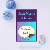 Dames Winkel Openingsverkoop> Flyer (Enkel)