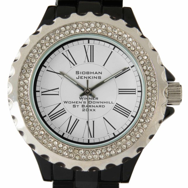 Dames Winnaar Ski Afdaling Competitie Horloge (Creator heeft geüpload)