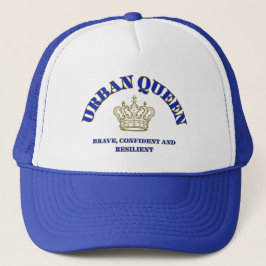 DAMES, WIT KONINKLIJK BLAUWE BE CONFIDENT FOAM TRUCKER PET