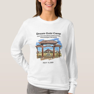 Dames wit lang gesleeved t-shirt