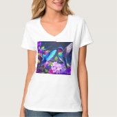 Dames Wit t-shitT-Shirt T-shirt (Voorkant)