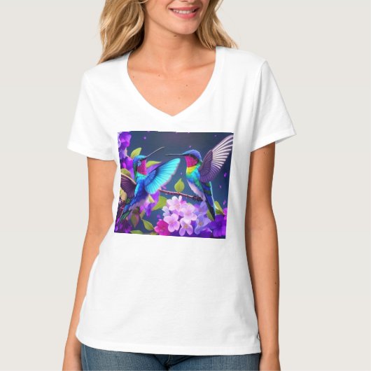 Dames Wit t-shitT-Shirt T-shirt (Voorkant)