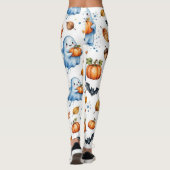 Dames witte Spooky ONE Geest Leggings (Achterkant)