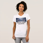 Dames witte T-shirt (Voorkant volledig)