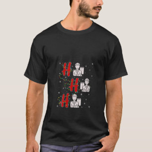 Dames Xmas Lichten HO HO HO Architect Grappige Ver T-shirt