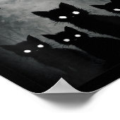 Dames Y Schattige Kitten Katten Alt Goth Nge Horro Poster (Hoek)