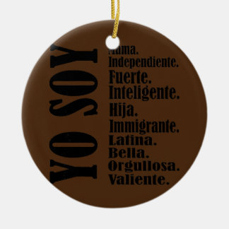 Dames Yo Soy Mama Spaans Moeder Dia De Las Madres Keramisch Ornament