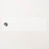 Dames Yoga Mat met het Afbeelding van de Dog Pose (Achterkant (horizontaal))