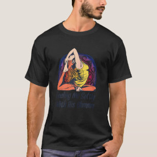 Dames Yoga Meditatie Workout Om Mandala T-shirt