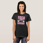 Dames Yoga Nana Oma T-shirt (Voorkant volledig)
