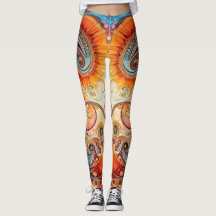 Dames yogakleding met kunst