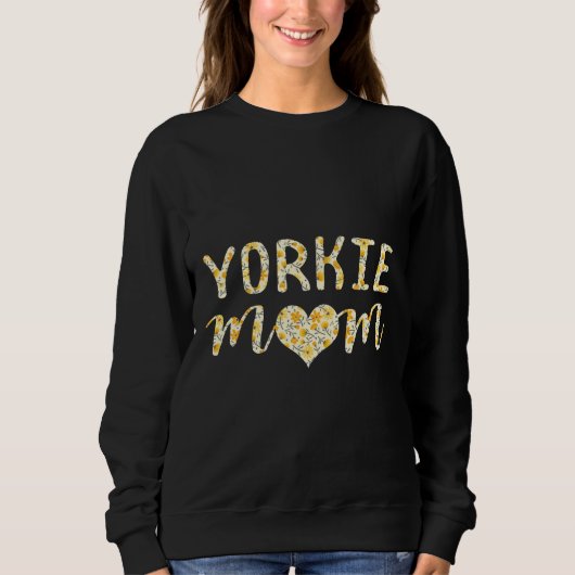 Dames Yorkie Moeder Yorkshire Terrier Mama Liefheb Trui (Voorkant)