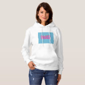 Dames You Are Enough Hoodie - Sky & Sweet (Voorkant volledig)