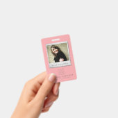 Dames Zakelijke Foto ID Identificatie Plastic Badge (Handheld)