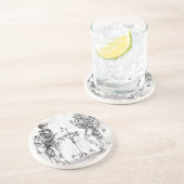 Dames Zandsteen Onderzetter (Zijkant)