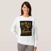 Dames Zij Koninklijke Luxe T-shirts  (Voorkant volledig)