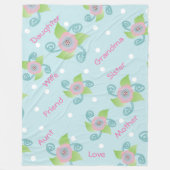 Dames zijn fleece deken (Voorkant)