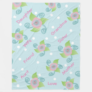 Dames zijn fleece deken