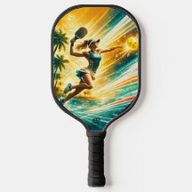 Dames Zomer Kampioen Pickleball Paddle | Tropic