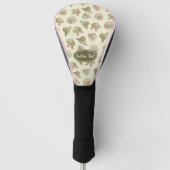 Dames zomerhoeden geel golfheadcover (Voorkant)