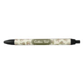 Dames zomerhoeden geel zwarte inkt pen (Voorkant)