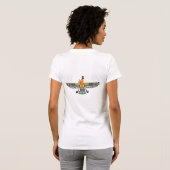Dames Zoroastrian Motto T-Shirt (Achterkant volledig)
