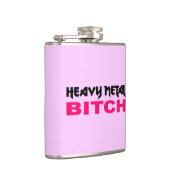 Dames zware metalen kolf heupfles (Rechts)