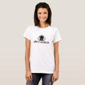 dames zwart logo t-shirt (Voorkant volledig)