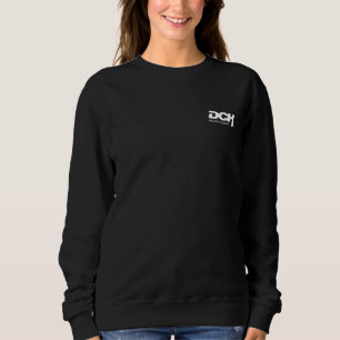 Dames - Zwart - Sweater - DCH Wit Logo