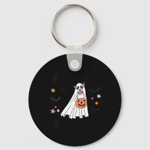 Dames Zwarte En Witte Border Collie Boo Hond Sleutelhanger