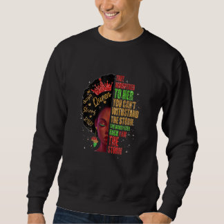 Dames Zwarte Geschiedenis Maand Afro Melanine Koni Trui