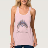 Damesachtige Krachtzetten. Tanktop (Voorkant)