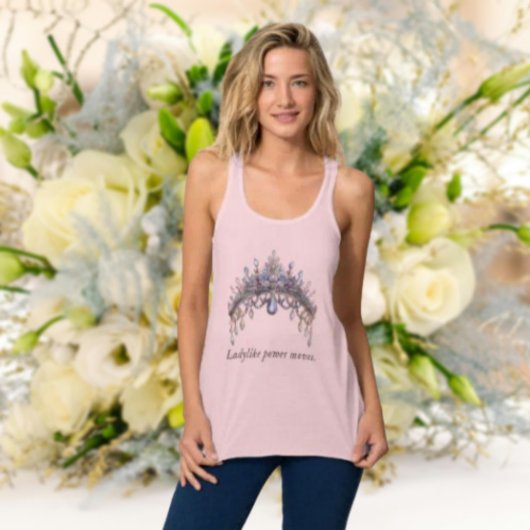 Damesachtige Krachtzetten. Tanktop