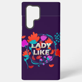 Damesachtige Samsung Case Galaxy Hoesje