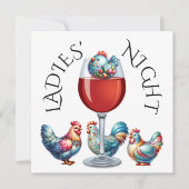 DAMESAVOND, enz. Uitnodiging (Voorkant)