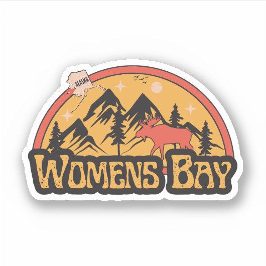 Damesbaai, Alaska sticker (Voorkant)