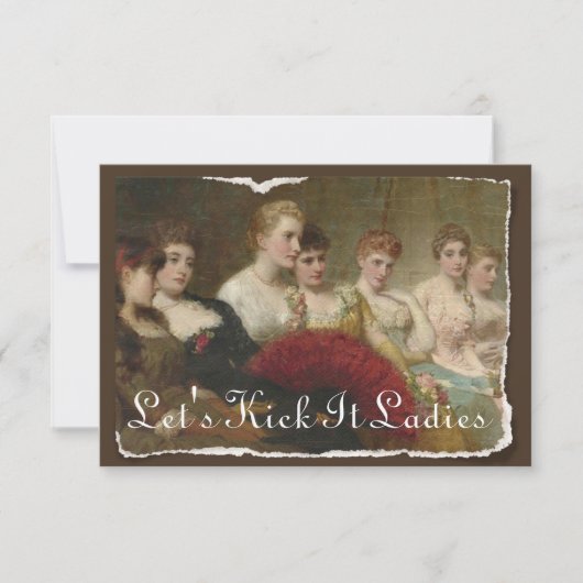  Damesbachelorette of Birthday Uitnodiging (Voorkant)