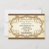 Damesbachelorette of Birthday Uitnodiging (Achterkant)