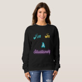 Damesbasistr sweatshirt (Voorkant volledig)