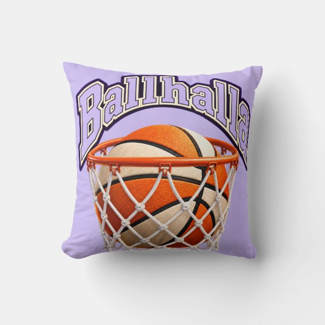 Damesbasketbal BallHalla Kussen (Voorkant)