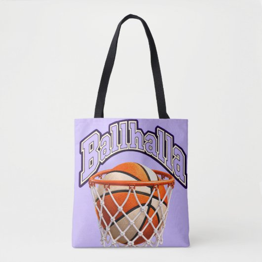 Damesbasketbal BallHalla Tote Bag (Voorkant)